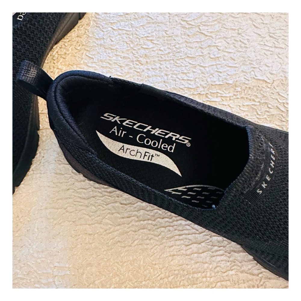 Skechers Arch Fit Refine 2.0 Cascade Black Slip-On Shoes 6.5 - Picture 7 of 9